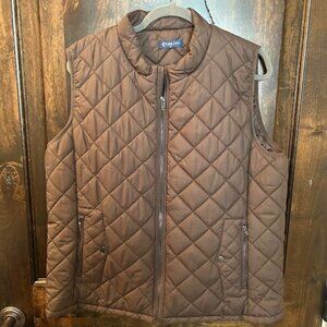 Funiloth Brown puff vest